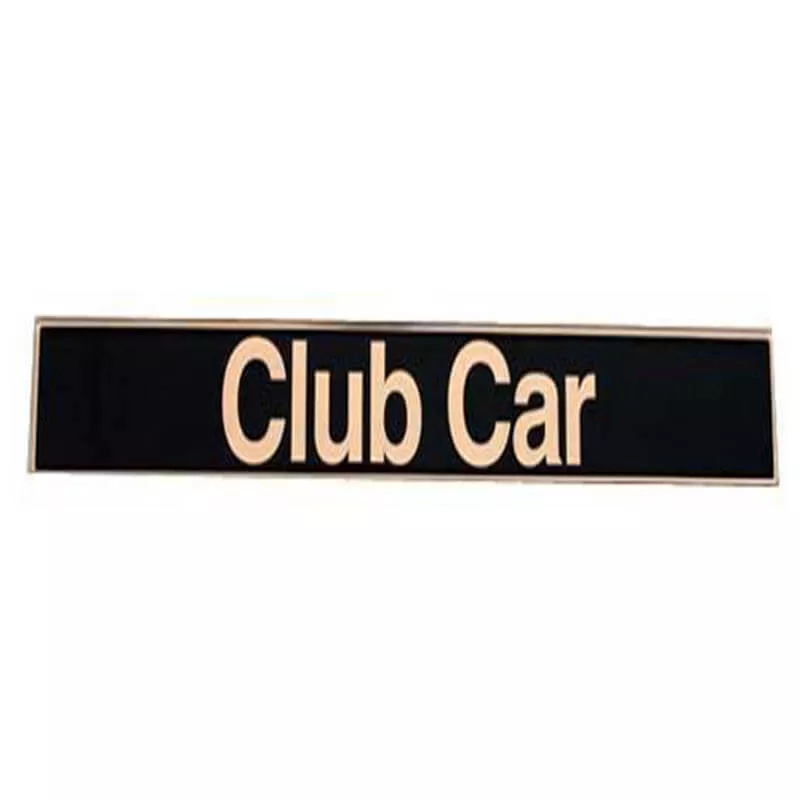Name Plate Club Car DS 1982-2004