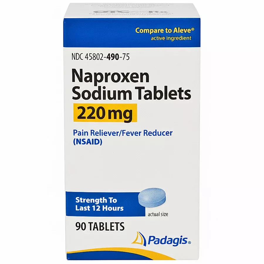 Naproxen Sodium 220 mg Easy-to-Swallow Tablets 90 Count