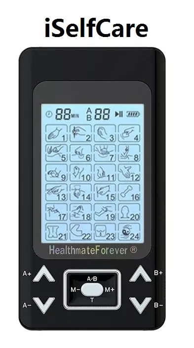New Version 24 Modes PRO24AB2 iSelfCare TENS unit & Muscle Stimulator, 2 year warranty