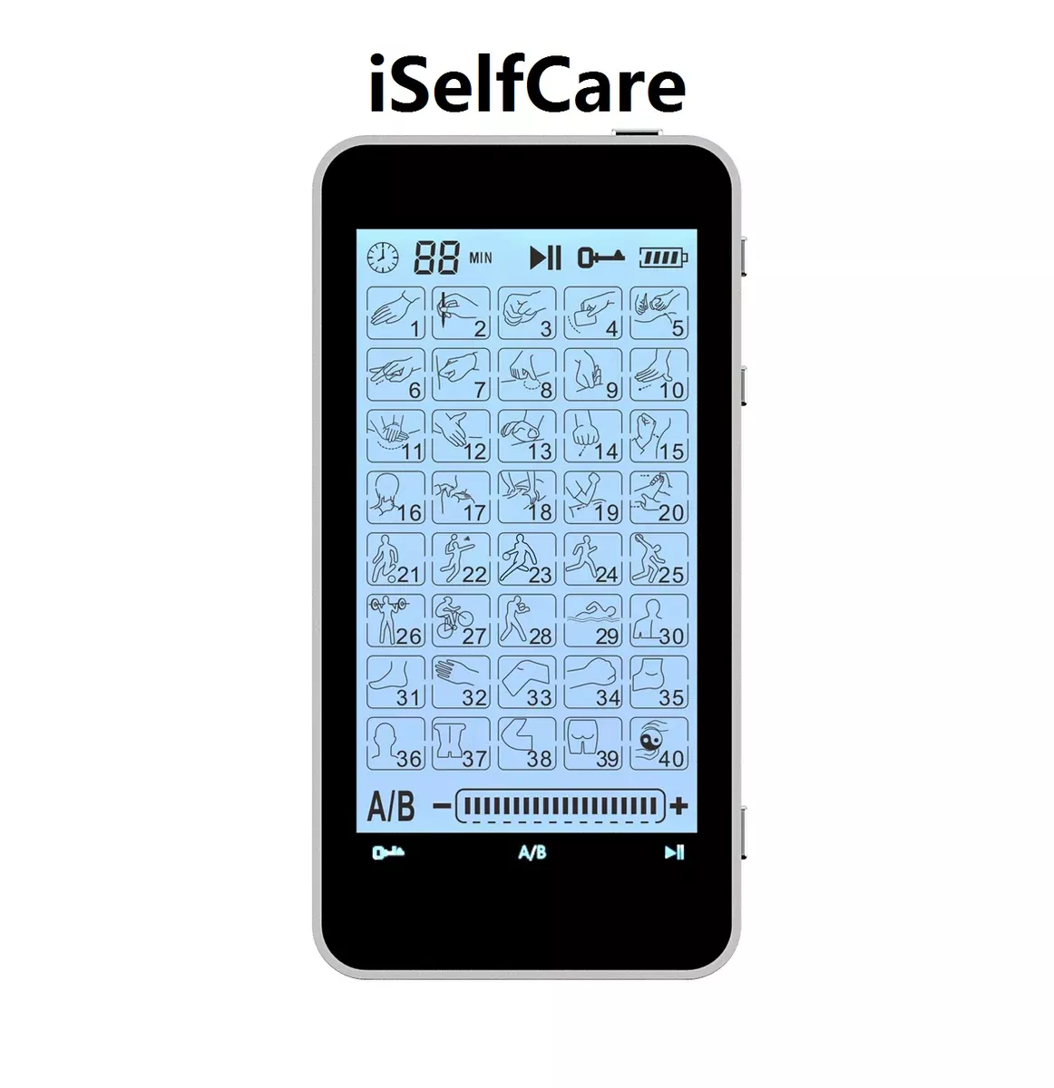 New Version 40 Modes T40AB1 iSelfCare TENS unit & Muscle Stimulator - 2 Year Warranty