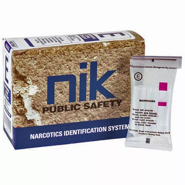 NIK Test Kit E Narcotics Identification Testing System, 10 Pack