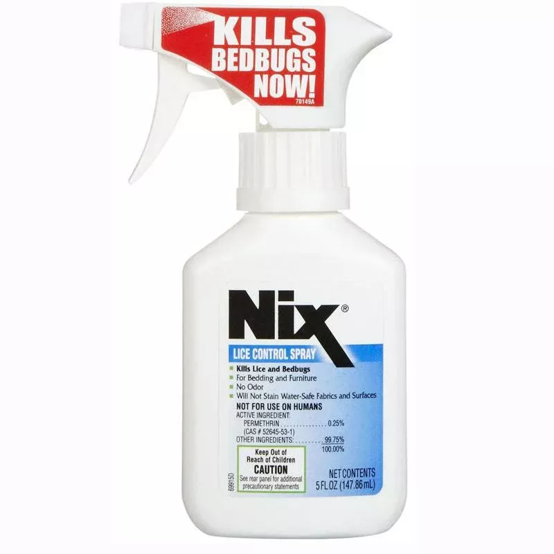 Nix Lice, Bed Bug & ScabiesKilling Bedding and Fabric Spray