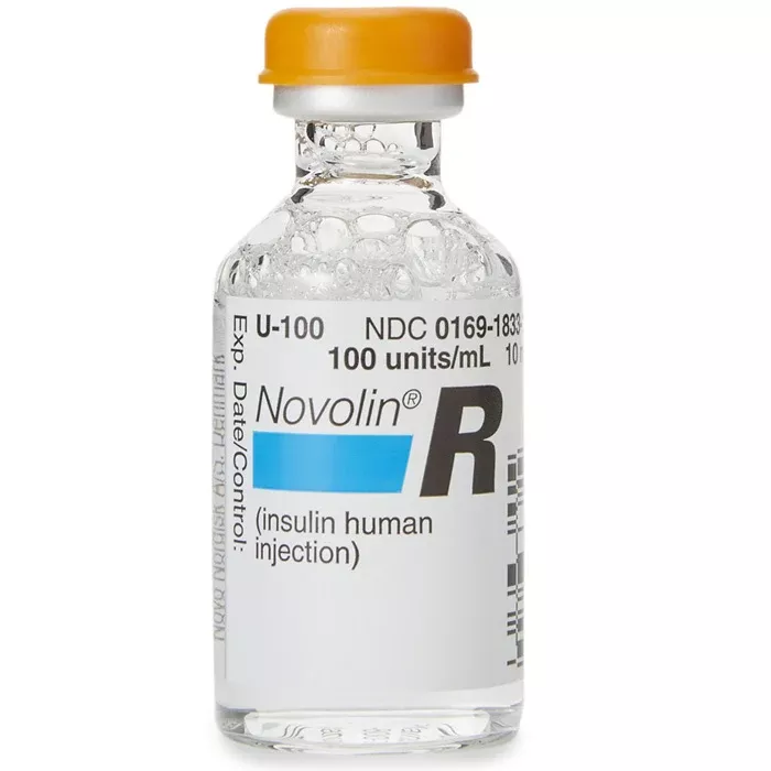 Novolin R Regular Human Insulin (rDNA Origin) 100-UInjection Multiple-Dose Vial 10 mL **Requires Refrigeration