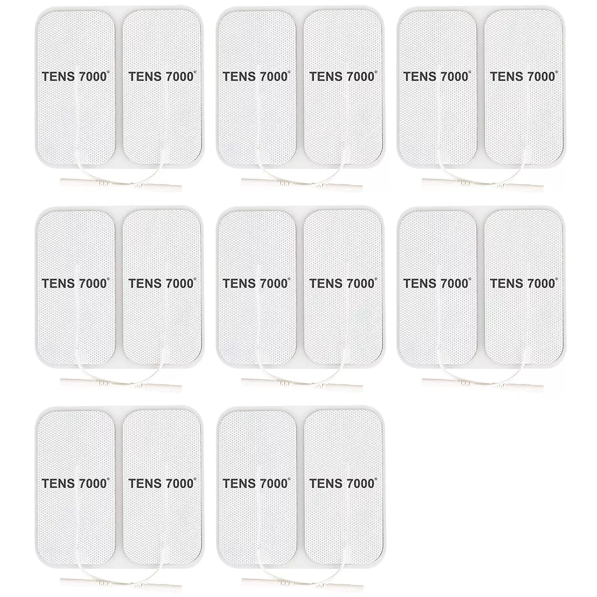 Official TENS 7000 Electrode Pads - 2" x 4" - 16 Count