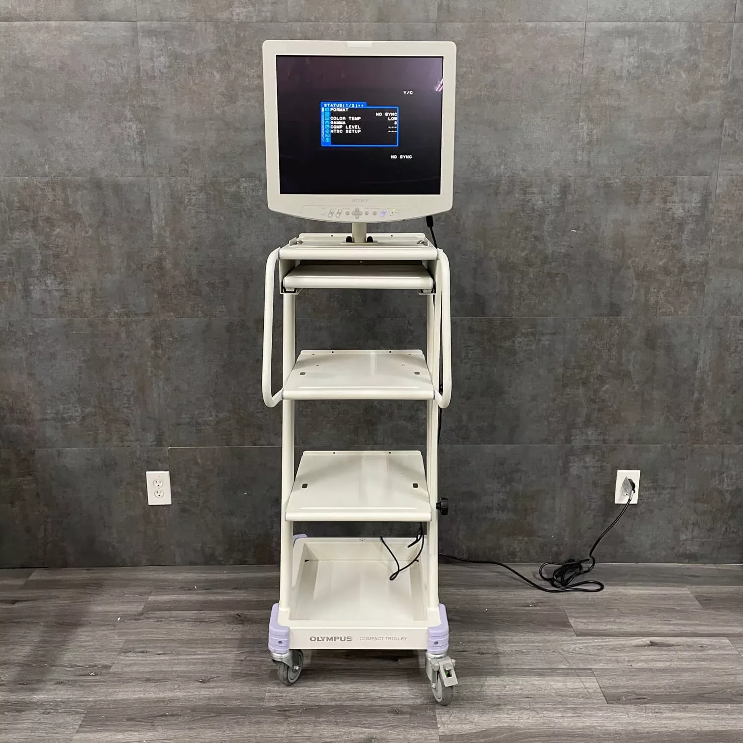 Olympus Compact Trolley with Sony Monitor