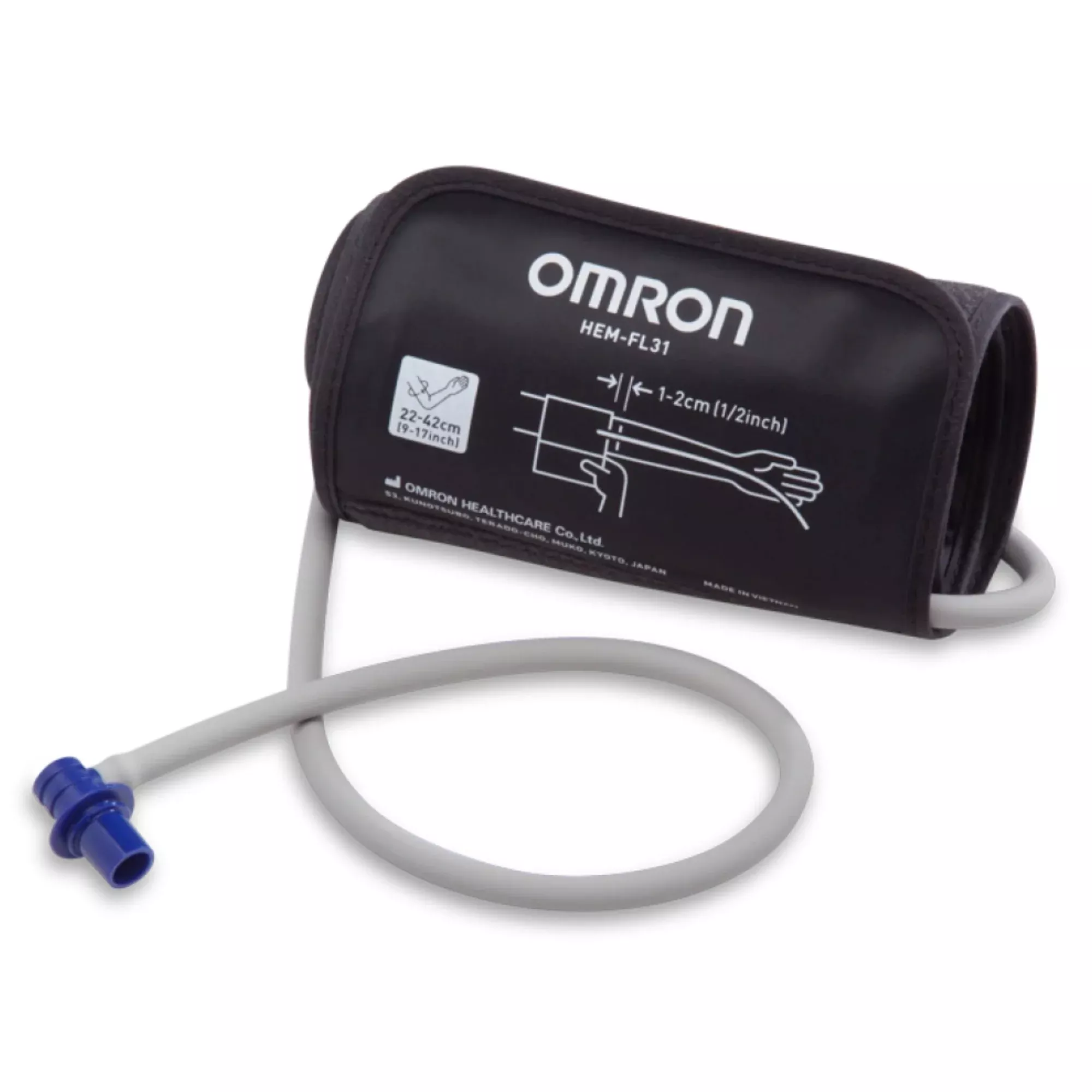 Omron Easy-Wrap ComFit Blood Pressure Cuff HEM-FL31-B (9–17")