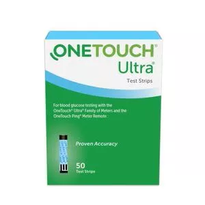 OneTouch Ultra Blue Blood Glucose Test Strip with DoubleSure Technology