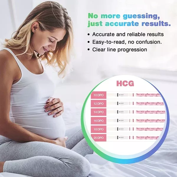 Ovulation & Pregnancy Test Strips Kit: Easy@Home 25 Ovulation Tests 10 Pregnancy Tests & 40 Large Urine Cups – Powered by Premom Ovulation APP | 25LH + 10HCG + 40 Urine Cups