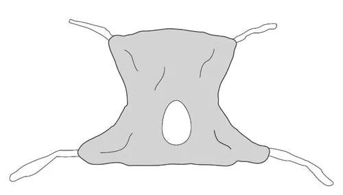 Patient SlingFull Body MeshCommode OpeningXL