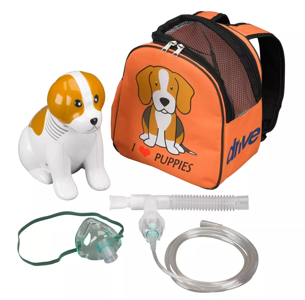 Pediatric Beagle Compressor Nebulizer with Carry Bag, and Disposable and Reusable Neb Kits