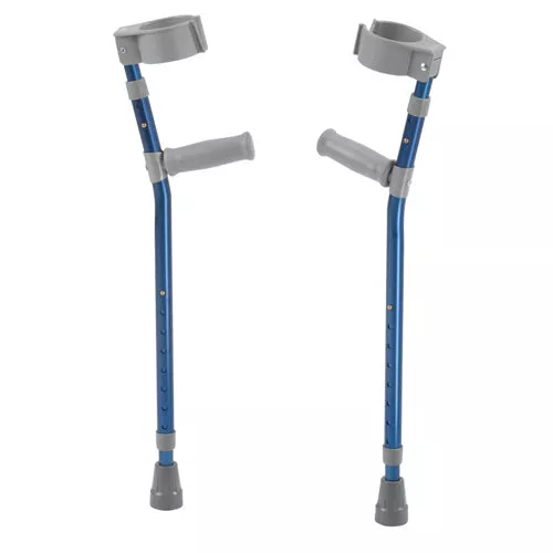 Pediatric Forearm Crutches(PR) Blue3'2 -4'-5Height