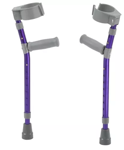 Pediatric Forearm Crutches(pr) Knight Blue 4'4 -5'5Ht
