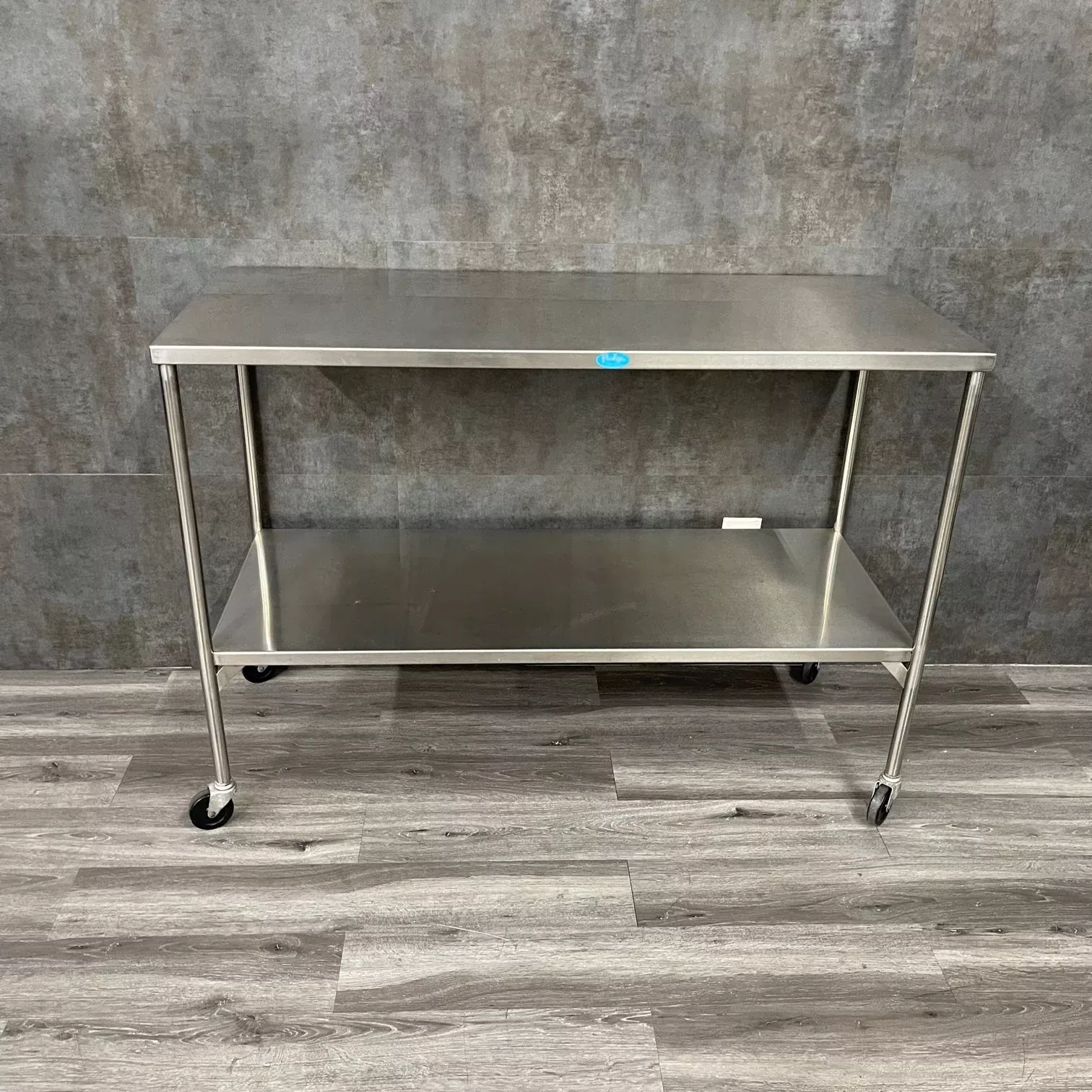 Pedigo Stainless Steel Instrument Table 48 x 20 x34 (Used)