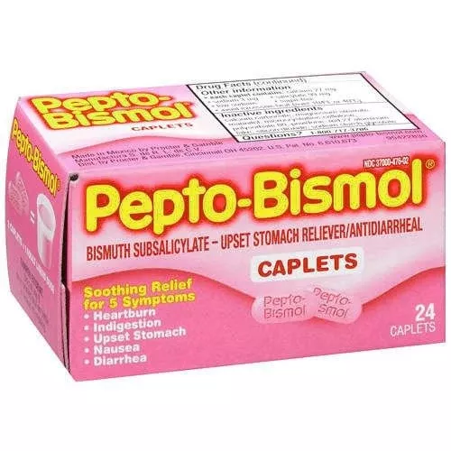 Pepto Bismol Original Caplets 24 Count