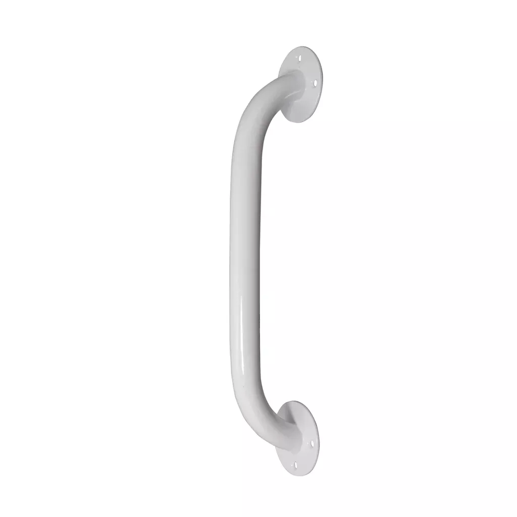 Powder Coated Grab Bar, White