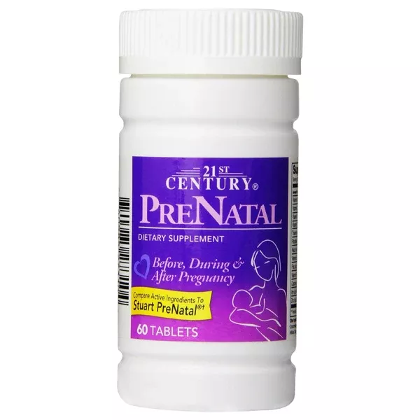 Prenatal Vitamins for Before, During and After Pregnancy, 60 Count