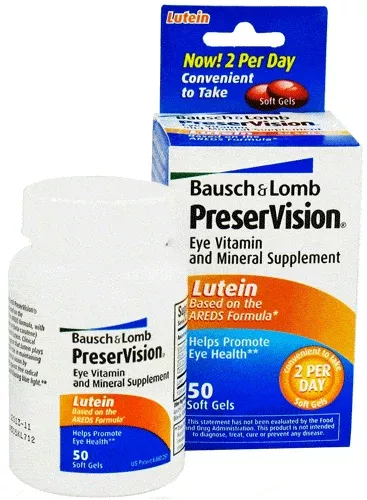 PreserVision Eye Vitamin AREDS Lutein Formula 50 Softgels
