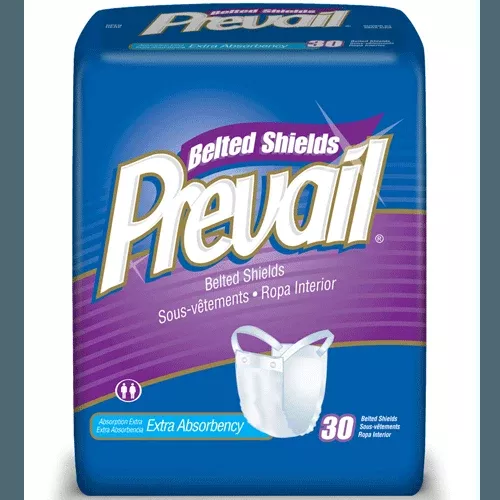 Prevail Belted Shield Undergarments with Extra Absorbency 120/Case