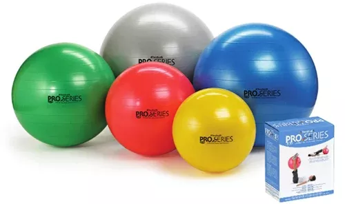 Pro-Series Exercise Ball Slow-Deflate Yellow 45cm.