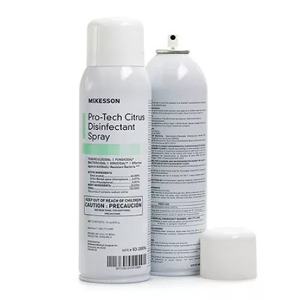 Pro-Tech Surface Disinfectant Cleaner Aerosol Spray with Citrus Scent 16 oz