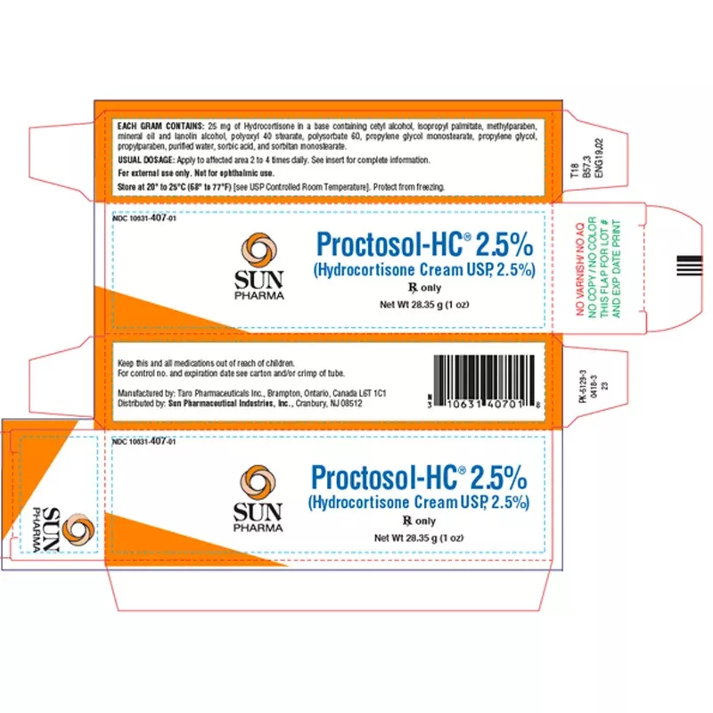 Proctosol HC Rectal Cream 2.5%, Hemorrhoid Relief (Rx)