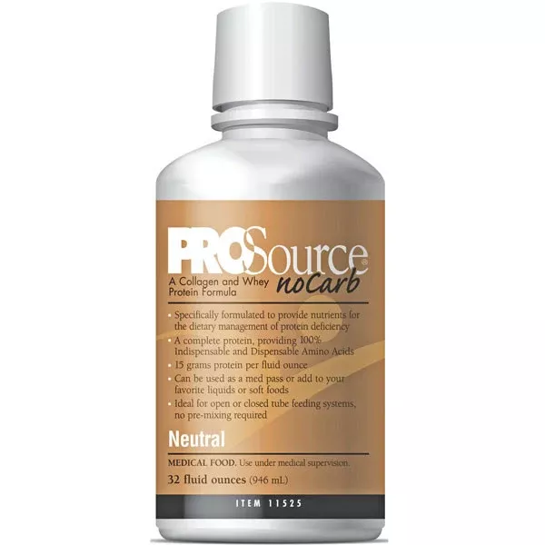 ProSource NoCarb Liquid Protein Supplement, 32 oz Bottle Neutral