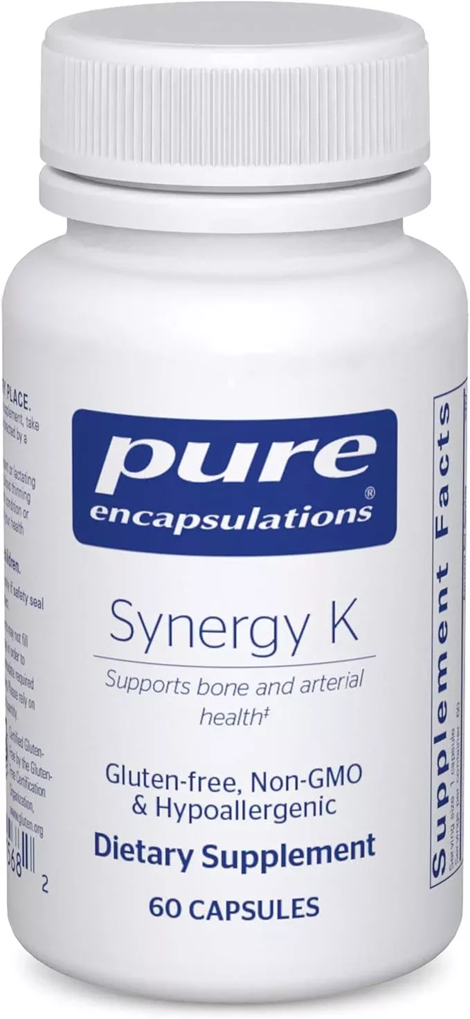 Pure Encapsulations Synergy K – Vitamin K1, K2 & D3