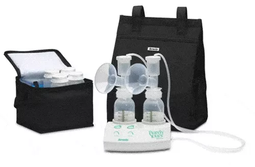 Purely Yours Breast Pump with Carry All Diaper Bag