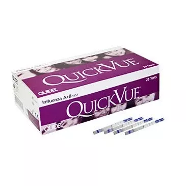 Quidel Quickvue Flu A+B Testing Kit 25/Box