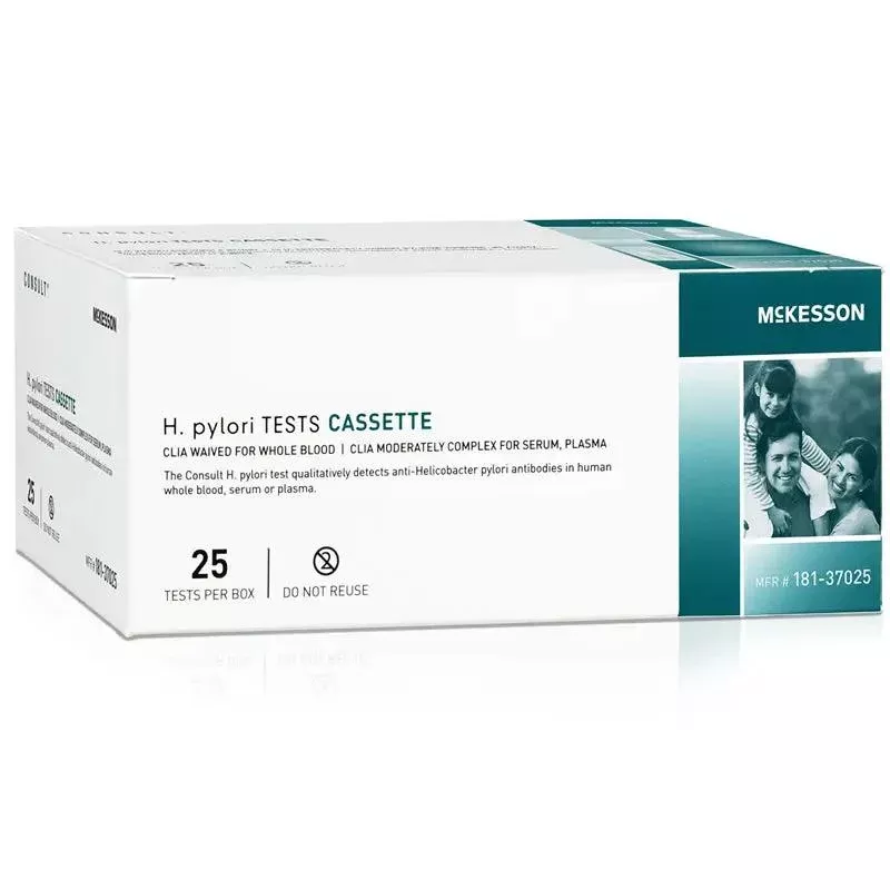 Rapid H. Pylori Testing Kit Whole Blood, Serum & Plasma Samples (25 Tests)