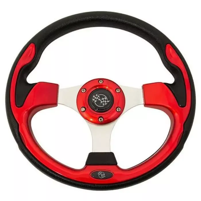 Red Rally Steering Wheel
