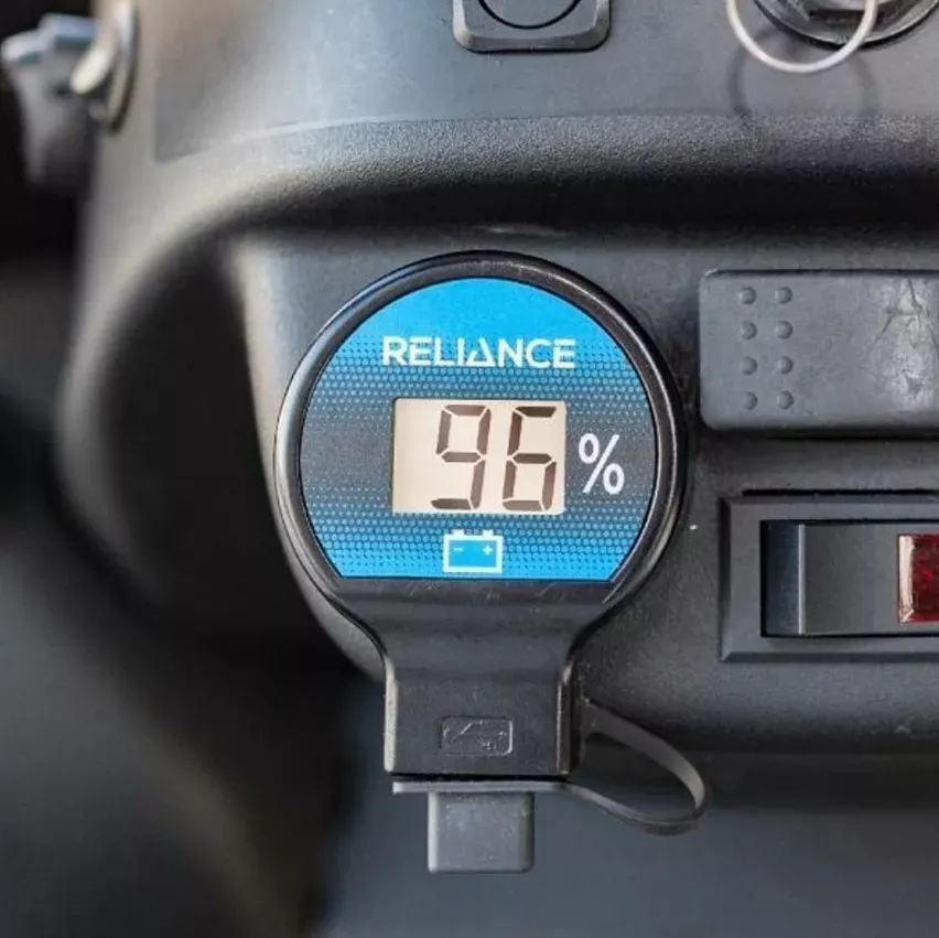 Reliance 48V Solid State Battery Meter with USB Charger