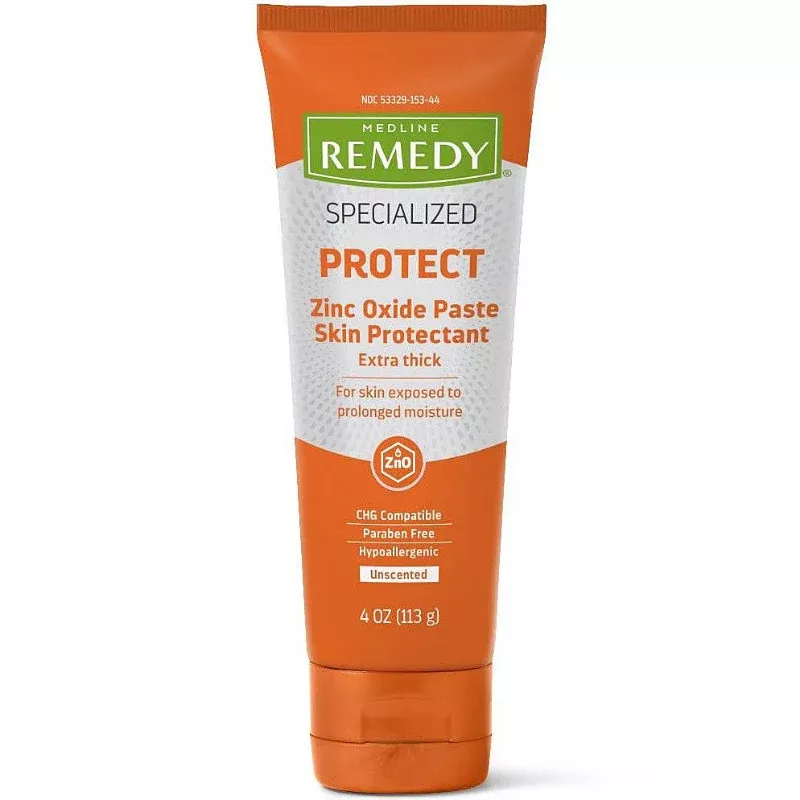 Remedy Protect Zinc Oxide Paste Skin Protective Barrier Cream, Extra Thick 4 oz