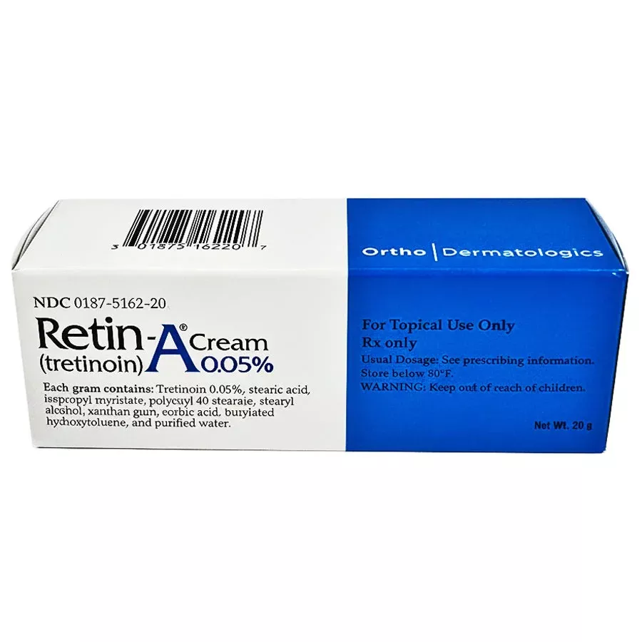 Retin-A Cream (Tretinoin) 0.05% 20 gram (Rx)