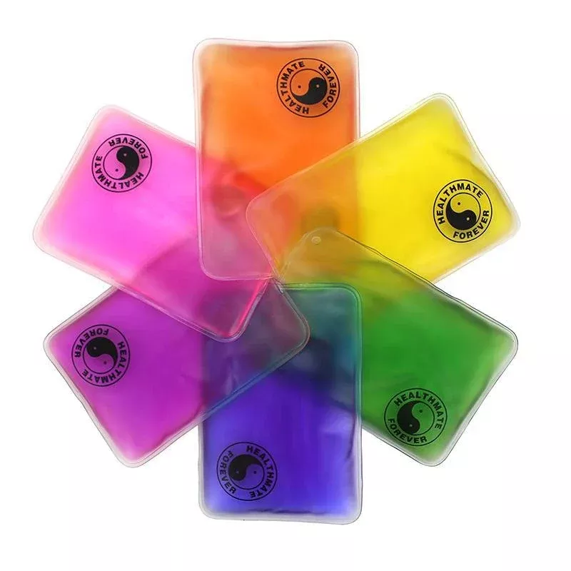 Reusable Dual Comfort Instant Heating Pads Instant Hot or Cold Therapy Packs (Set of 6 Rectangle shape) 5'' *3.5'' in random color to Relieve Back Neck Palm and Shoulder Pain