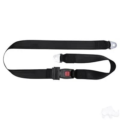 RHOX Seat Belt, Black, 60″ Fully Extended Lap Belt