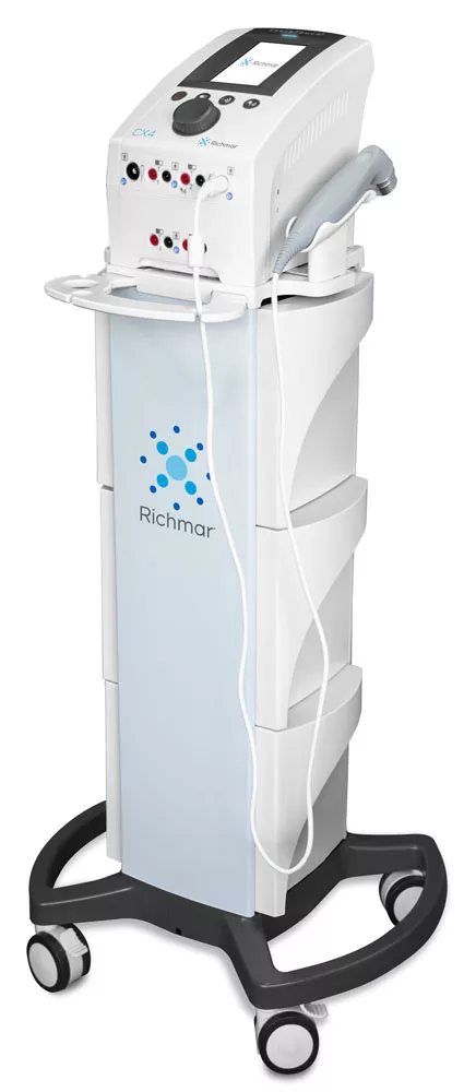 Richmar TheraTouch CX4 Clinical Electrotherapy & Ultrasound System, with Therapy Cart
