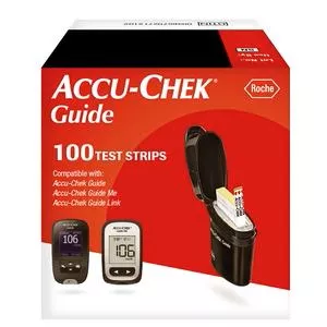 Roche Accu-Chek Guide Blood Glucose Test Strip, 100 Count