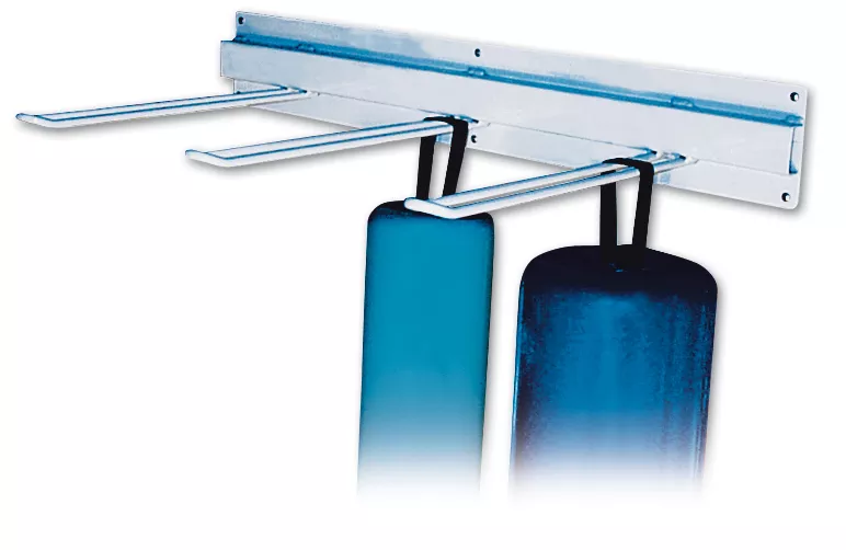 Roll and Crutch Rack, 3 Hooks