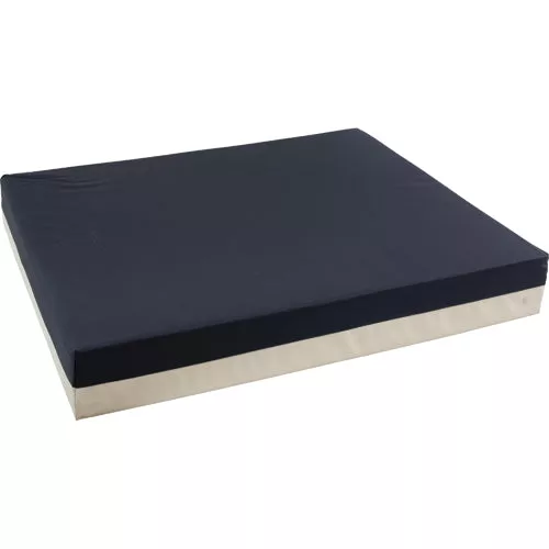 Roscoe Wheelchair Cushion Foam w/Nylon CvrNavy/Gray 20x16x3