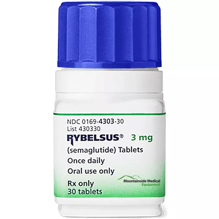 Rybelsus (semaglutide) Tablets 3 mg, 30 Tablets Per Bottle