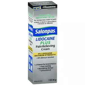 Salonpas Lidocaine Plus Pain Relieving Cream