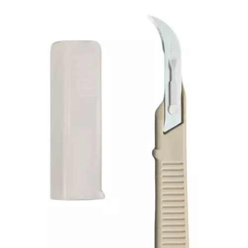 Scalpel #12 Disposable Generic Bx/10w/Safety Guard