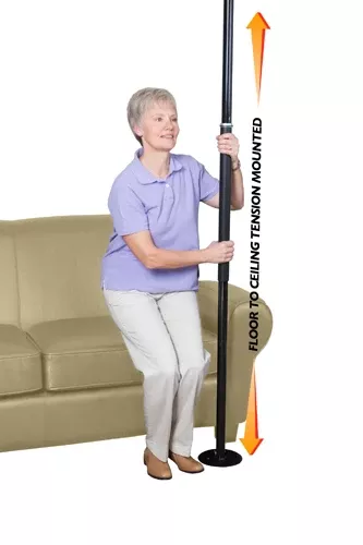Security PoleBlack