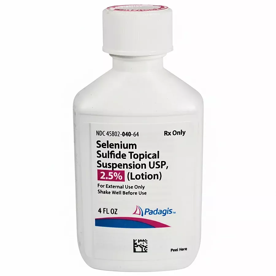 Selenium Sulfide Lotion 2.5% Topical Suspension 4 oz (Rx)
