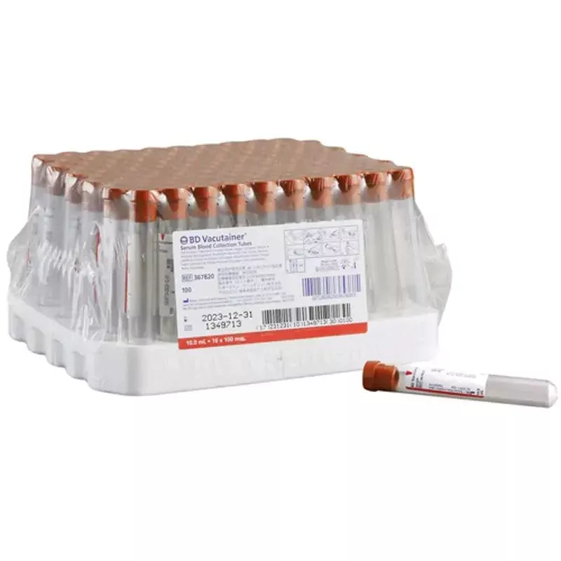 Serum Separator Tubes by BD Vacutainer 10 mL 16 mm x 100 mm, 100/box