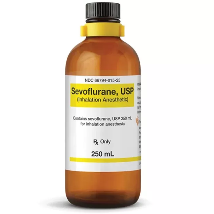 Sevoflurane Inhalation Anesthetic 250 mL x 6/Case