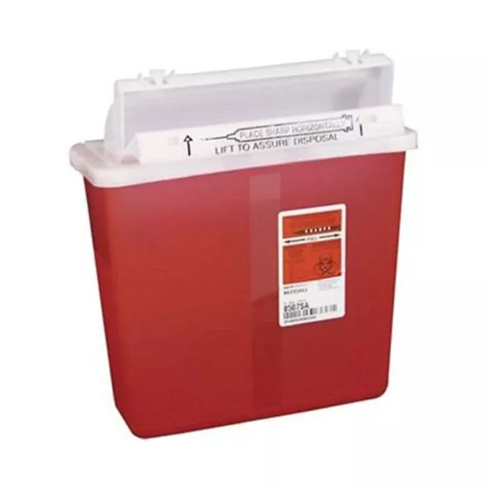 Sharps Container 5 Quart, Red 8507SA