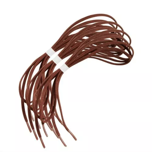 Shoe Laces Elastic -Brown 24Bg/3 Pair - Non Retail Pack
