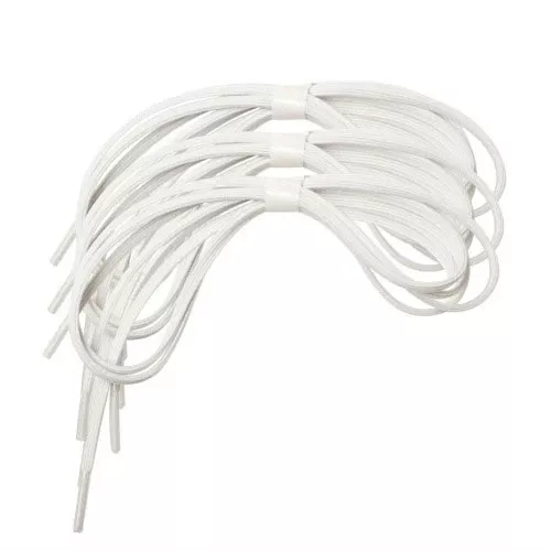 Shoe Laces Elastic White 30Pk/3 pr.